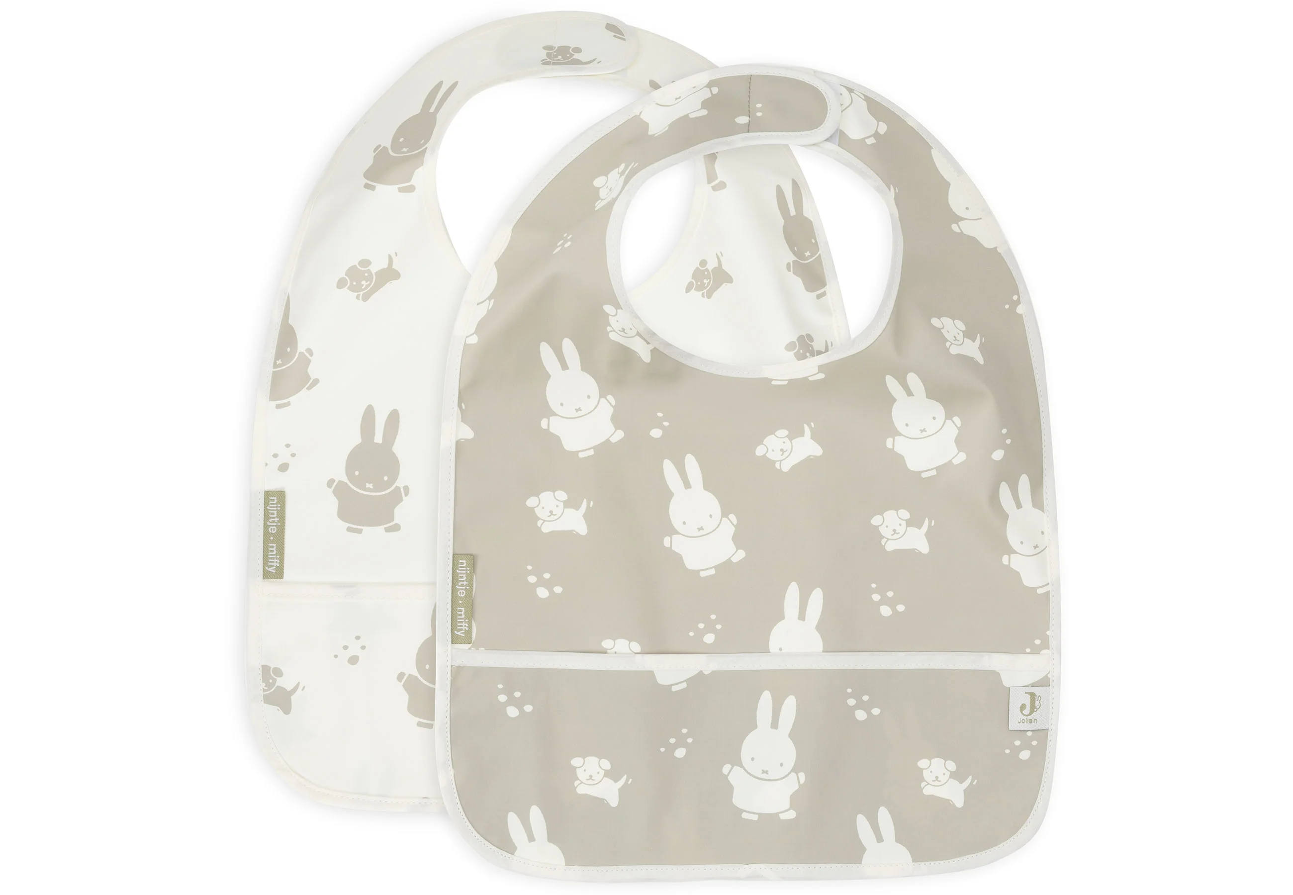 Bavoir Imperméable - Miffy & Snuffy - 2 Unités