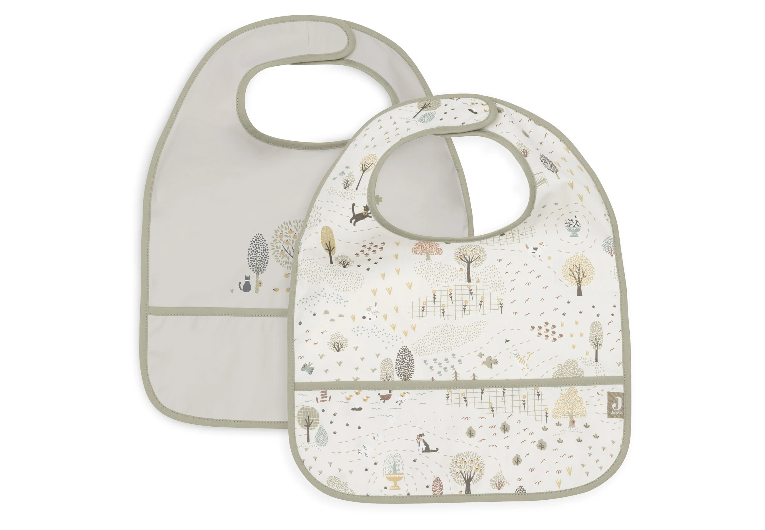 Bavoir Imperméable - Tiny Park - 2 Unités