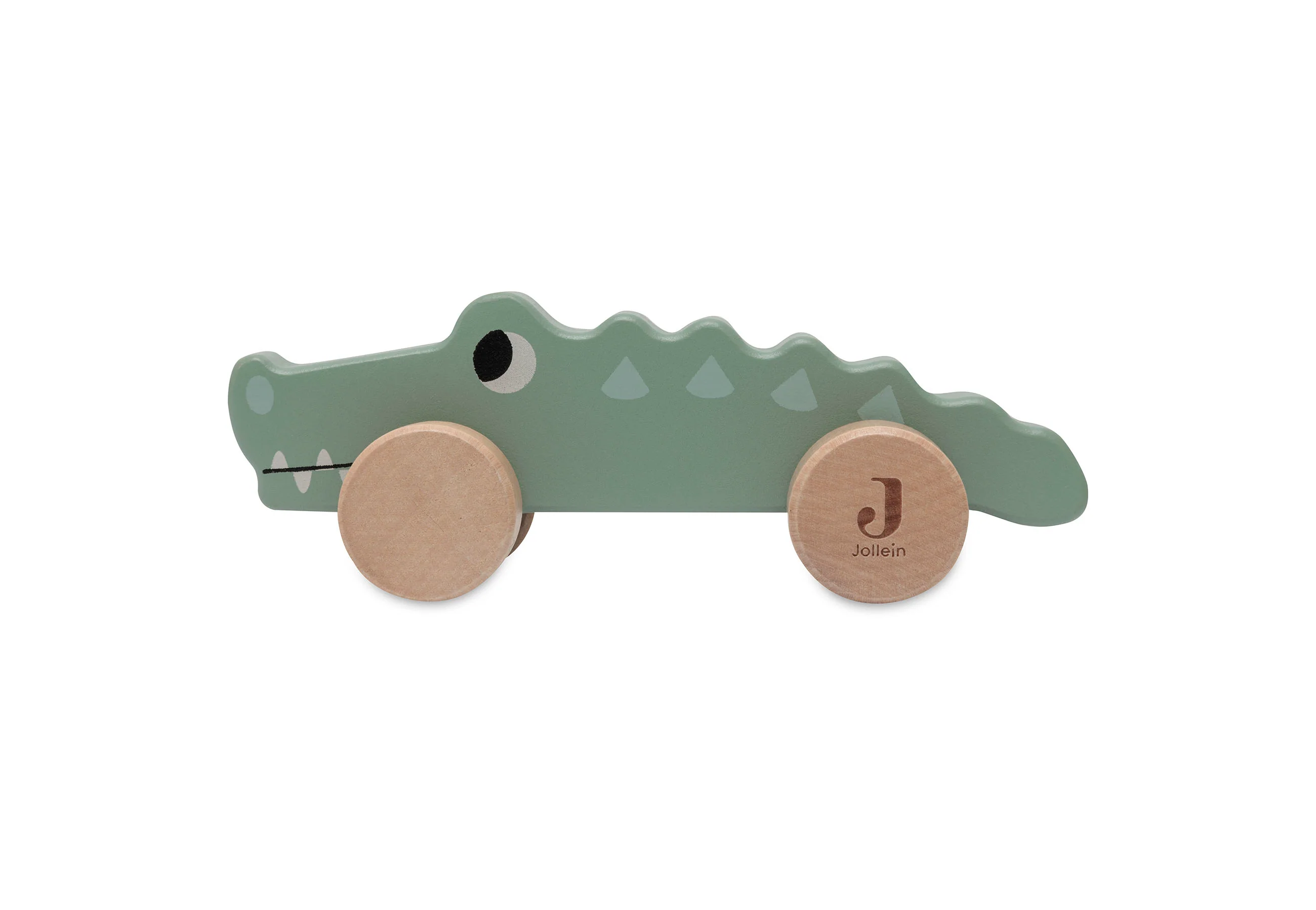 Crocodile en Bois à Roulettes - Jungle Jambo