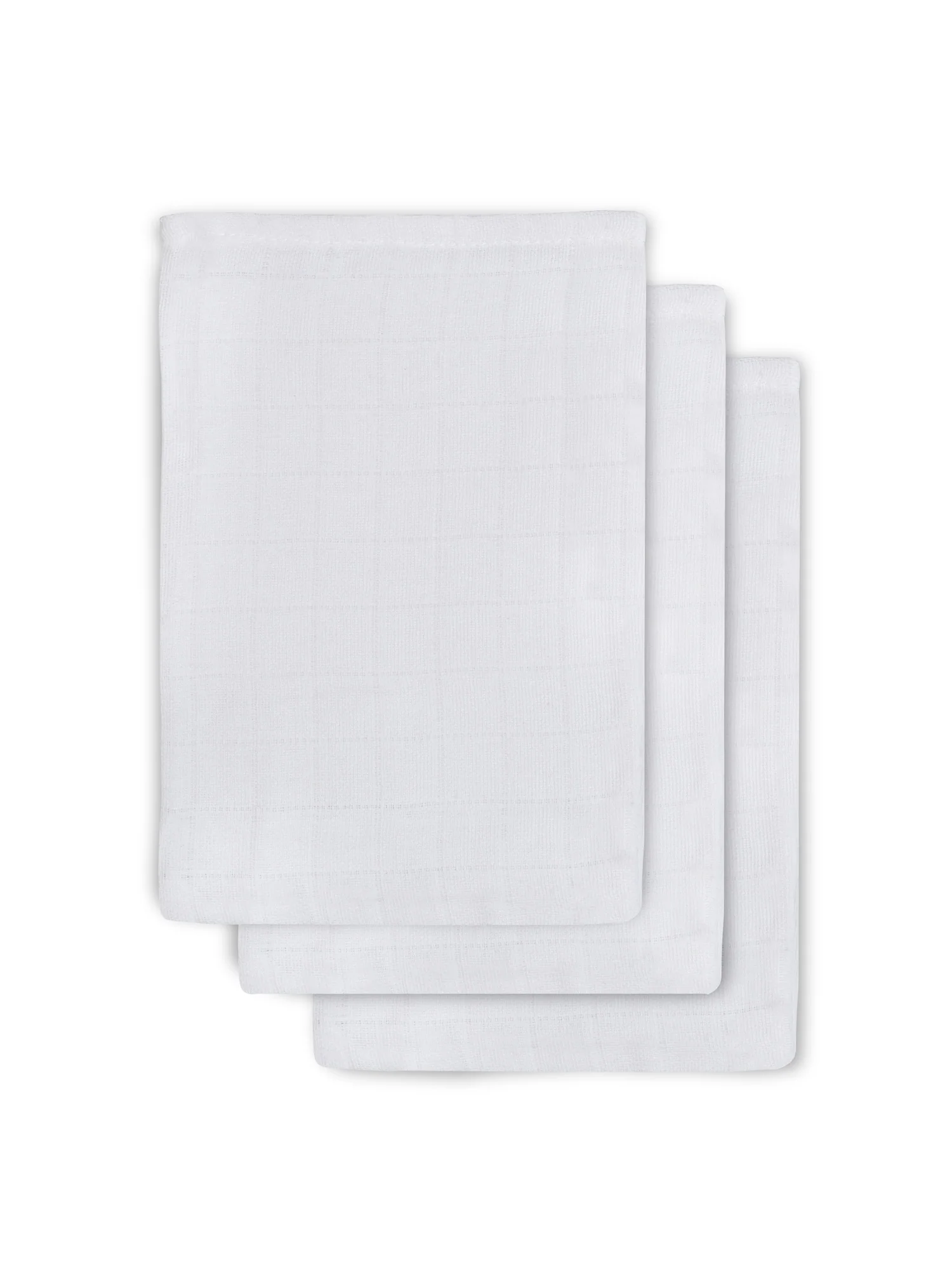 Gant de Toilette Gaze de Coton - Basic - 3 Unités