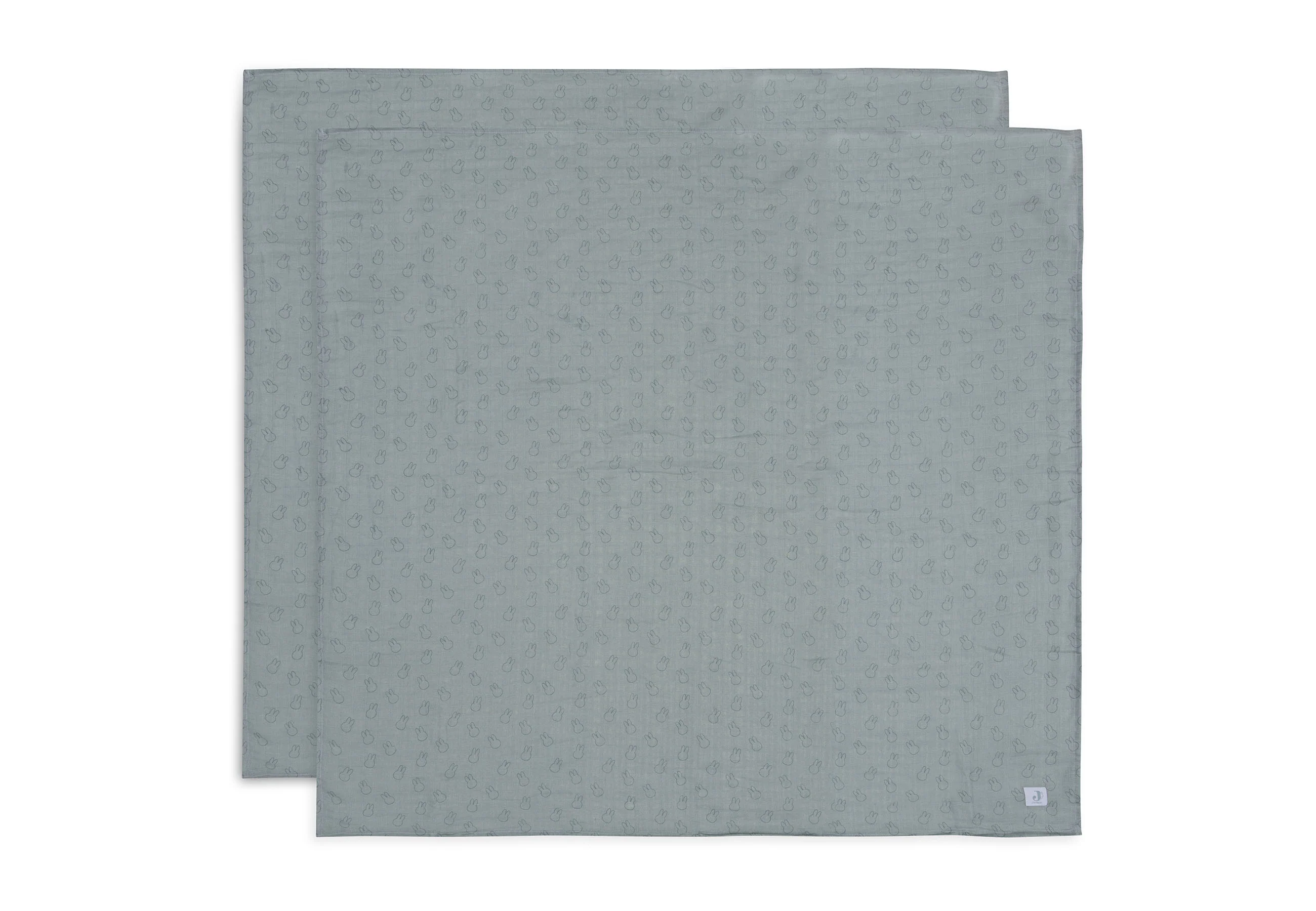 Lange gaze de coton 115x115cm - 115x115cm Miffy Silhouettes - 2 Unités - Image 2