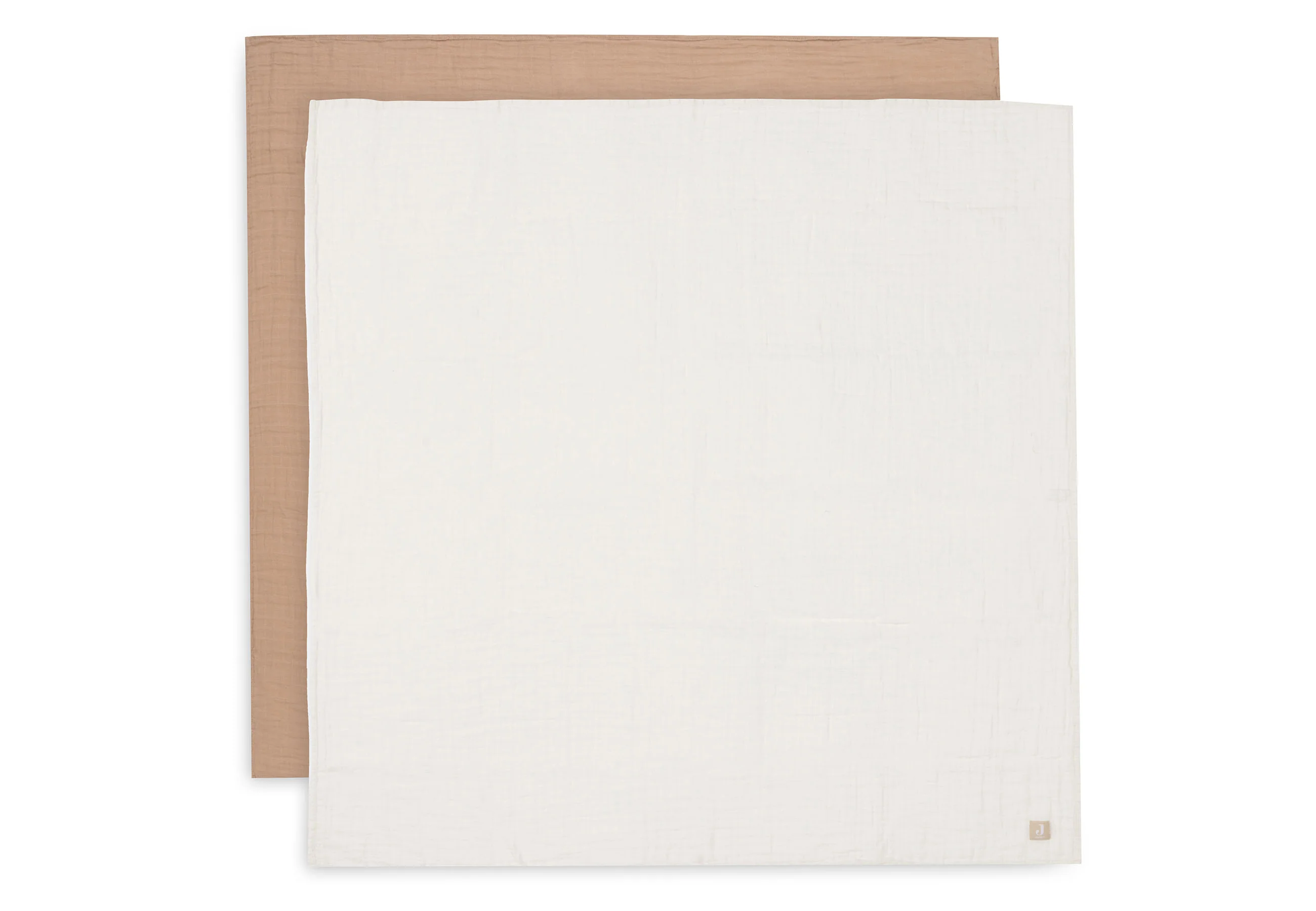 Lange gaze de coton 115x115cm - Basic - 2 Unités - Image 2