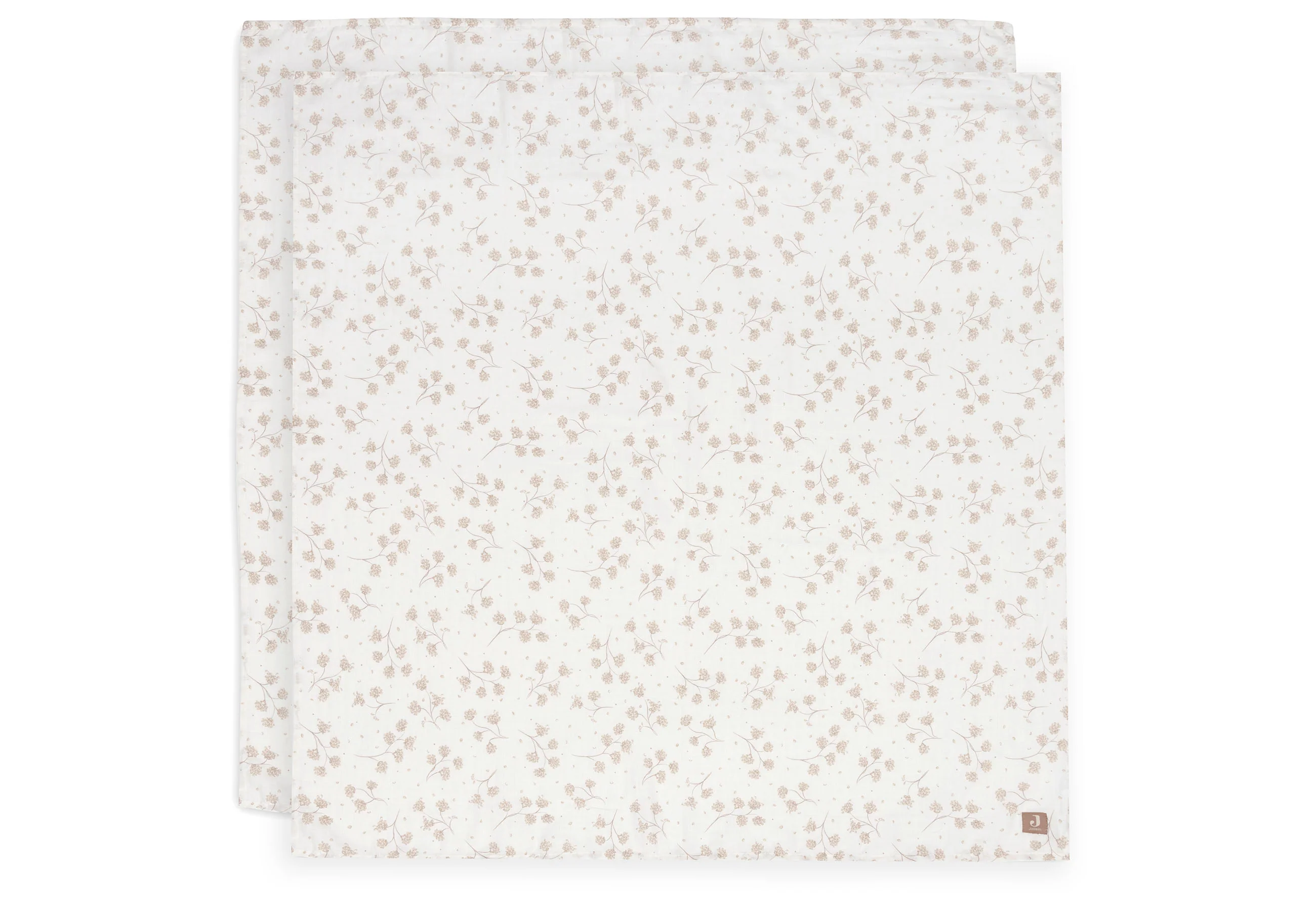 Lange gaze de coton 115x115cm - Leafy Dreams - 2 Unités