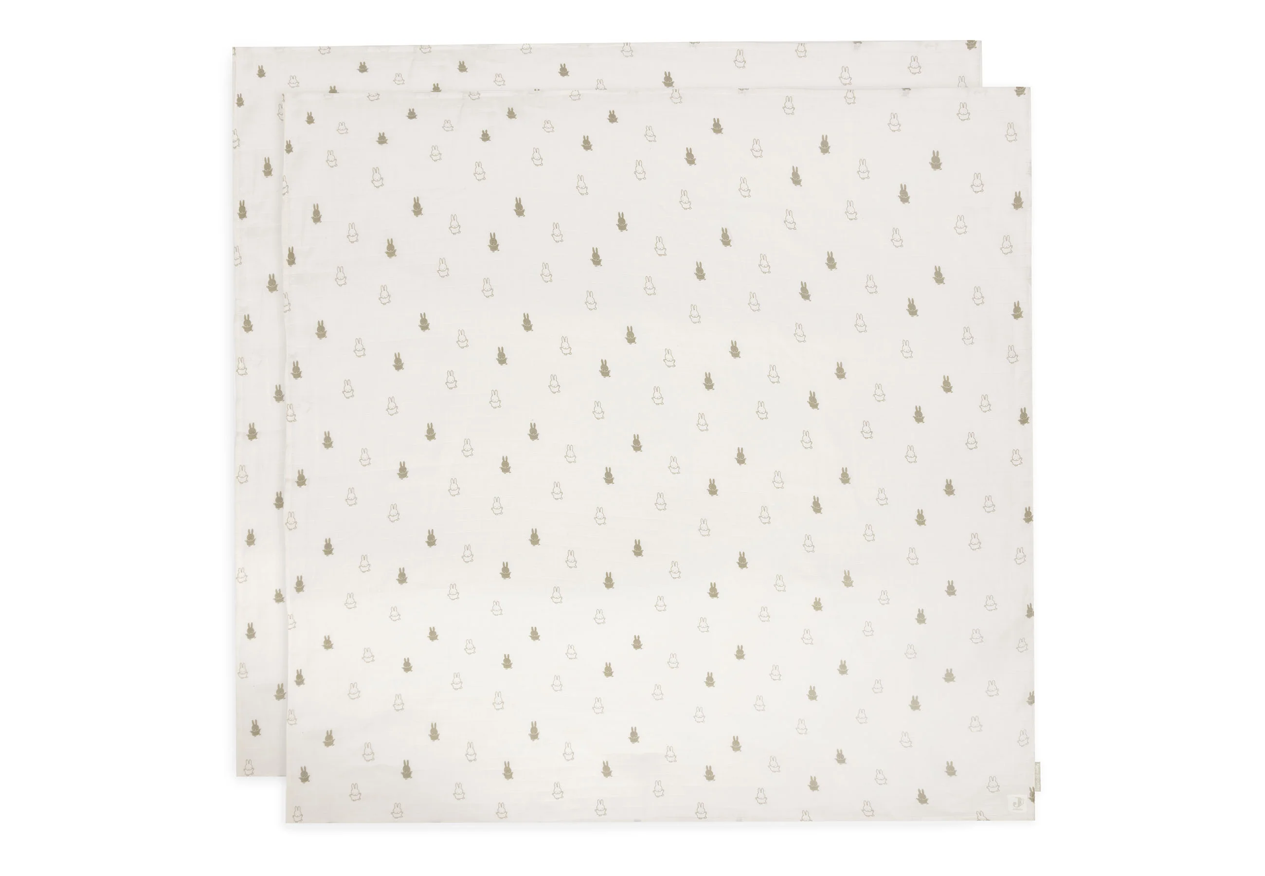 Lange gaze de coton 115x115cm - Miffy - 2 Unités