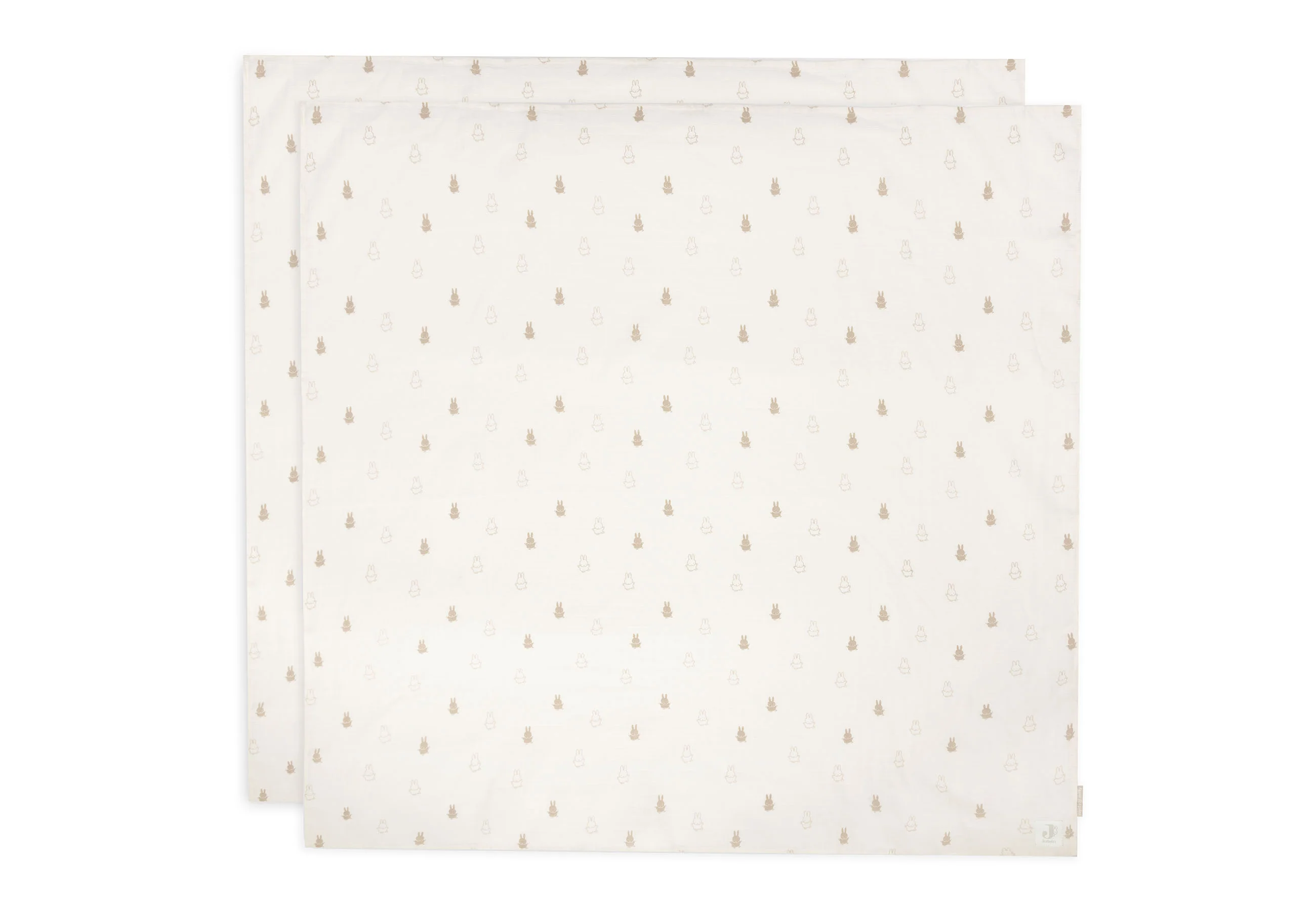 Lange gaze de coton 115x115cm - Miffy - 2 Unités - Image 2