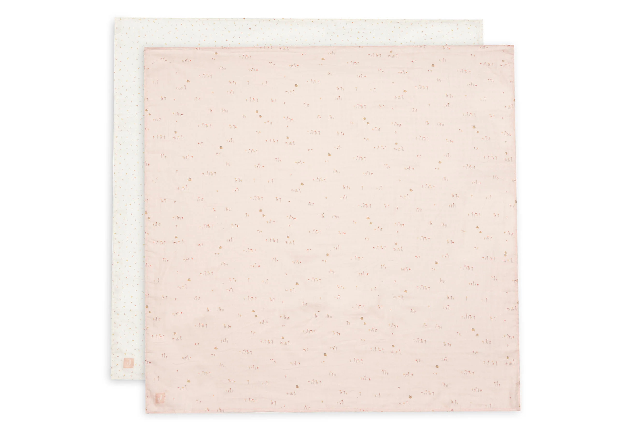 Lange Gaze de Coton 115x115cm - Pretty Picnic - 2 Unités
