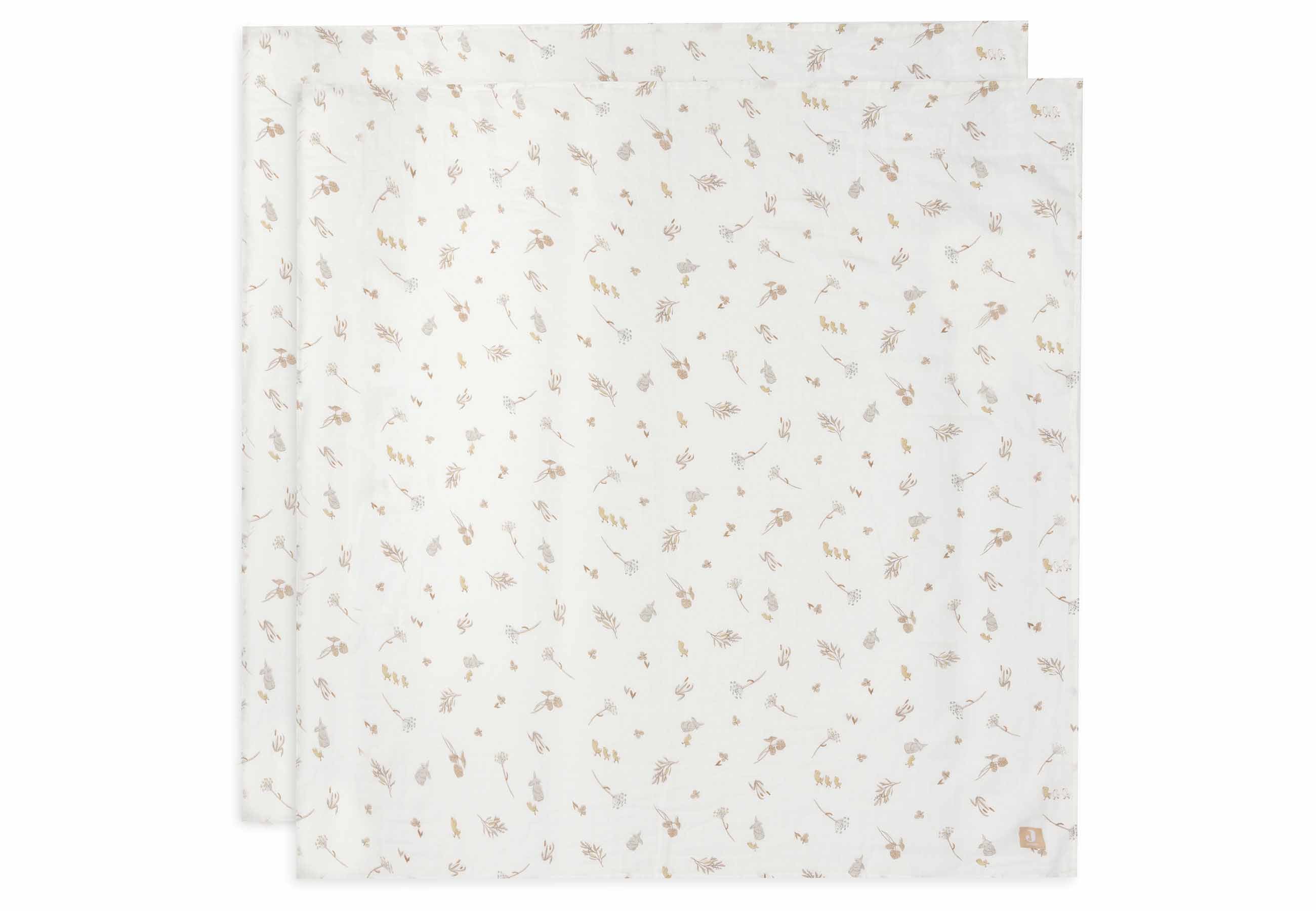 Lange gaze de coton 115x115cm - Riverside - 2 Unités