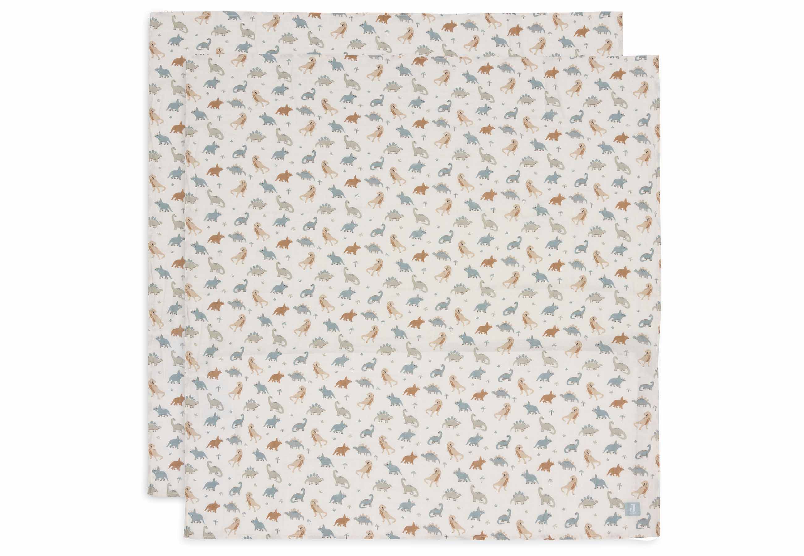 Lange gaze de coton 115x115cm - Roarsome - 2 Unités