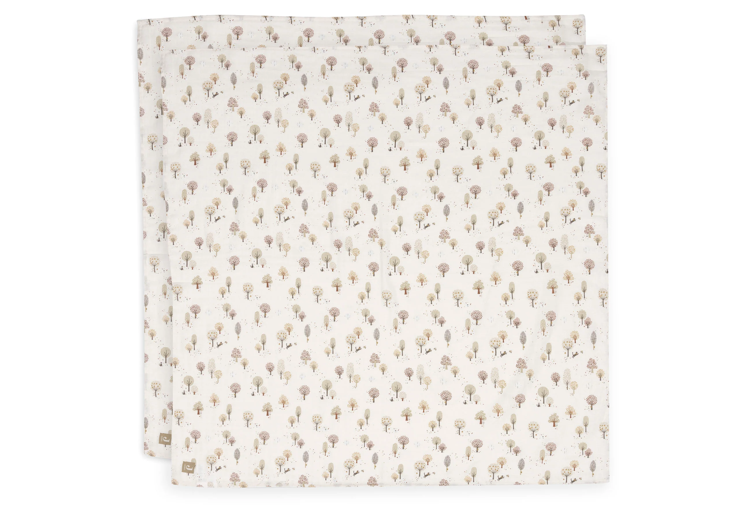Lange gaze de coton 115x115cm - Tiny Park - 2 Unités