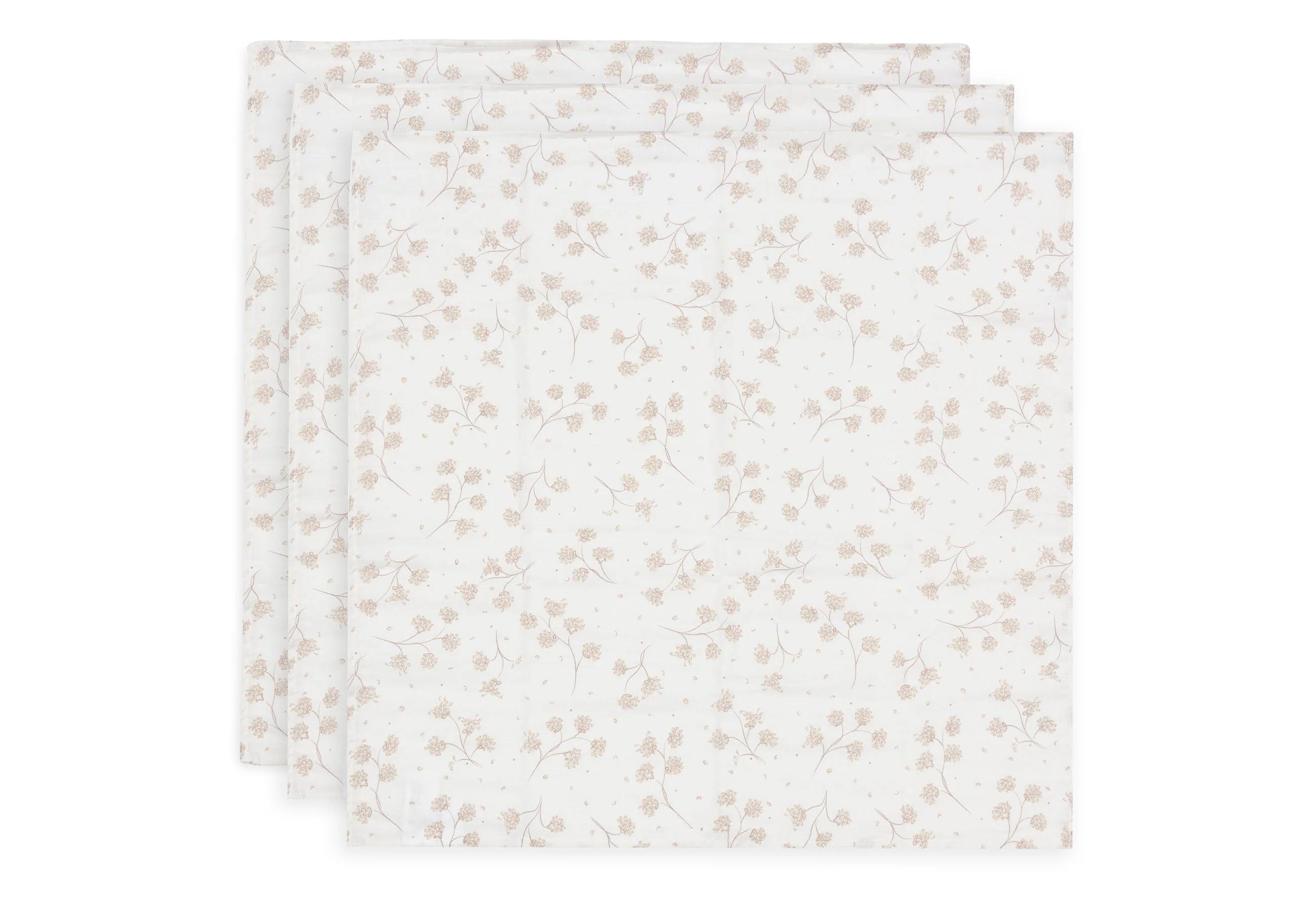 Lange gaze de coton small 70x70cm - Leafy Dreams - 3 Unités
