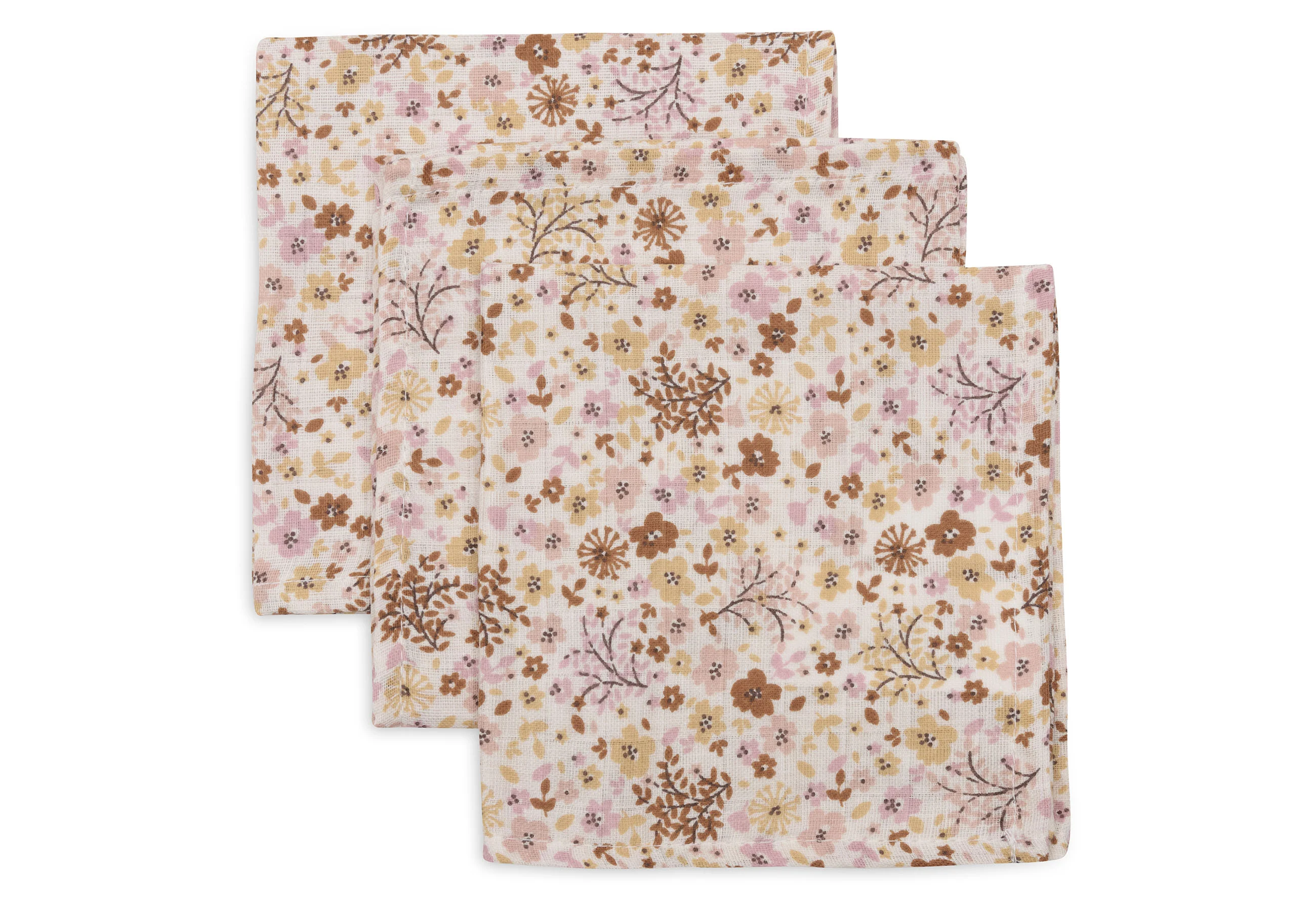 Serviette Gaze de Coton 31x31cm - Flower Fairies - 3 Unités