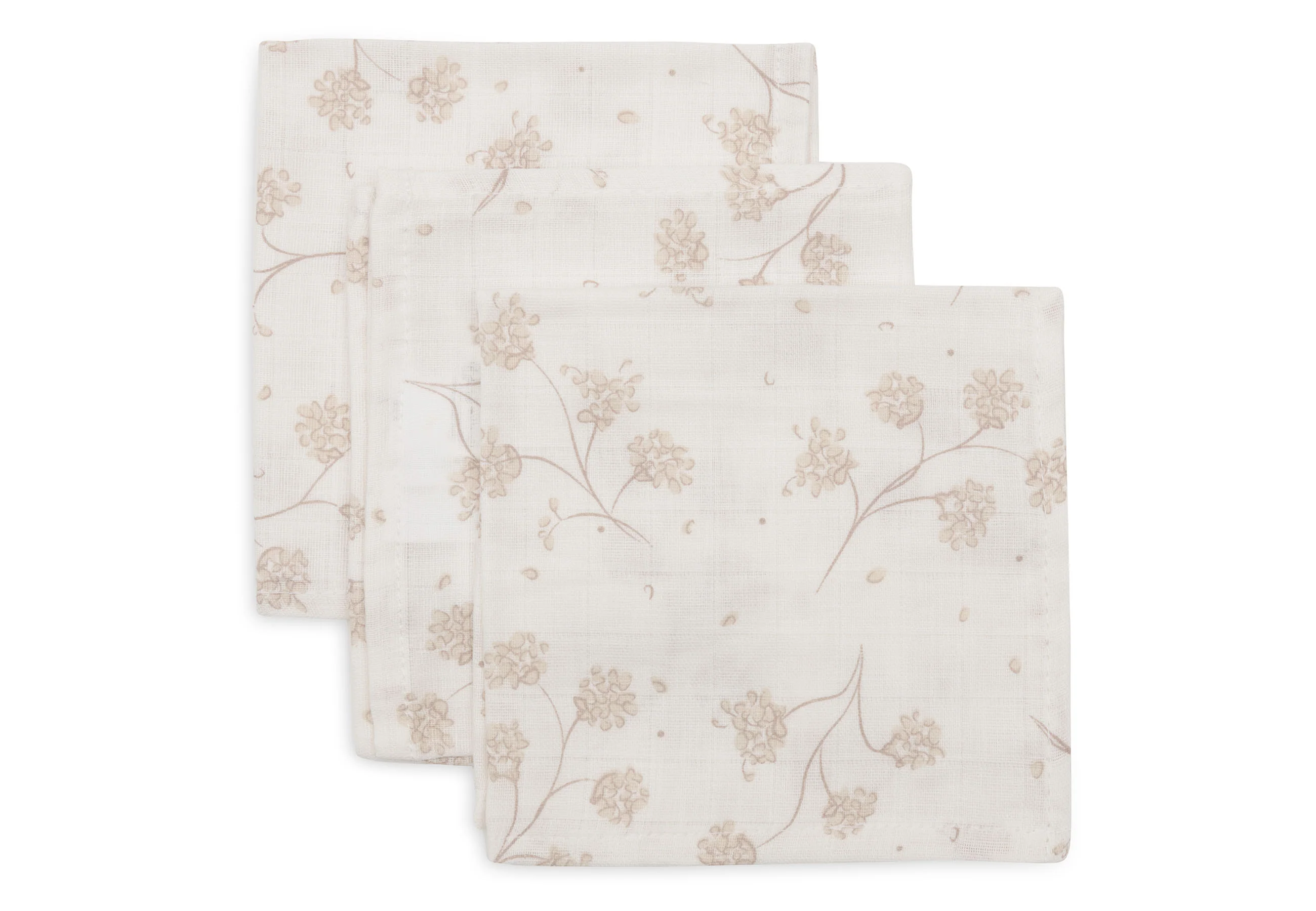 Serviette Gaze de Coton 31x31cm - Leafy Dreams - 3 Unités